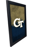 Georgia Tech Backlit LED Light Up Wall Sign | NCAA College Team Backlit LED Framed Lite Up Wall Decor