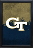 Georgia Tech Backlit LED Light Up Wall Sign | NCAA College Team Backlit LED Framed Lite Up Wall Decor
