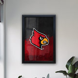 University of Louisville Backlit LED Light Up Wall Sign | NCAA College Team Backlit LED Framed Lite Up Wall Decor