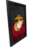 USMC Backlit LED Light Up Wall Sign | United States Marines Backlit LED Framed Lite Up Wall Decor