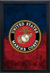 Marine Corps Backlit LED Light Up Wall Sign | United States Marines Backlit LED Framed Lite Up Wall Decor
