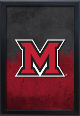 Miami Ohio Red Birds Backlit LED Light Up Wall Sign | NCAA College Team Backlit LED Framed Lite Up Wall Decor