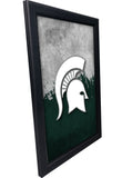 Michigan State University Backlit LED Light Up Wall Sign | NCAA College Team Backlit LED Framed Lite Up Wall Decor