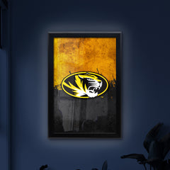 University of Missouri Backlit LED Light Up Wall Sign | NCAA College Team Backlit LED Framed Lite Up Wall Decor