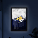 Montana State University Backlit LED Light Up Wall Sign | NCAA College Team Backlit LED Framed Lite Up Wall Decor