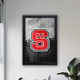 North Carolina State University Backlit LED Light Up Wall Sign | NCAA College Team Backlit LED Framed Lite Up Wall Decor