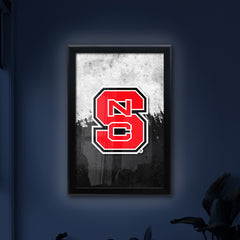 North Carolina State University Backlit LED Light Up Wall Sign | NCAA College Team Backlit LED Framed Lite Up Wall Decor