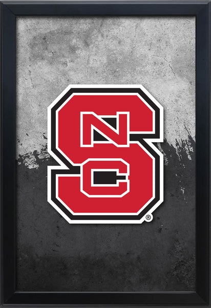 North Carolina State University Backlit LED Light Up Wall Sign | NCAA College Team Backlit LED Framed Lite Up Wall Decor