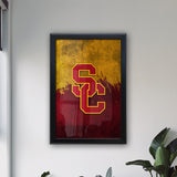 University of Southern California Backlit LED Light Up Wall Sign | NCAA College Team Backlit LED Framed Lite Up Wall Decor