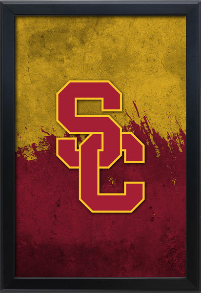 University of Southern California Backlit LED Light Up Wall Sign | NCAA College Team Backlit LED Framed Lite Up Wall Decor