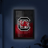 University of South Carolina Backlit LED Light Up Wall Sign | NCAA College Team Backlit LED Framed Lite Up Wall Decor