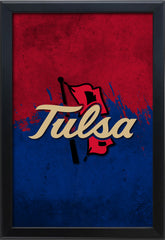 University of Tulsa Backlit LED Light Up Wall Sign | NCAA College Team Backlit LED Framed Lite Up Wall Decor