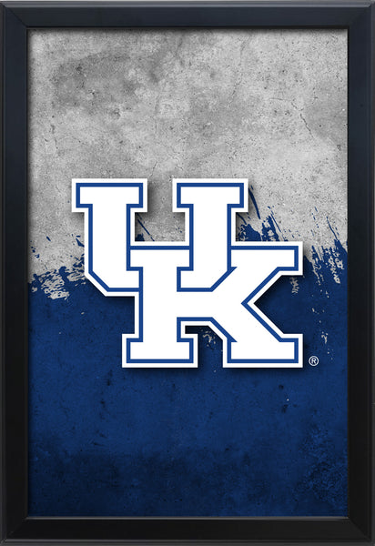 University of Kentucky (UK) Backlit LED Light Up Wall Sign | NCAA College Team Backlit LED Framed Lite Up Wall Decor