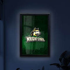 Wright State University Backlit LED Light Up Wall Sign | NCAA College Team Backlit LED Framed Lite Up Wall Decor