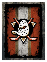 Anaheim Ducks Barn Wood Wall Art Decor Canvas