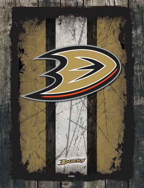 Anaheim Ducks Barn Wood Wall Art Decor Canvas