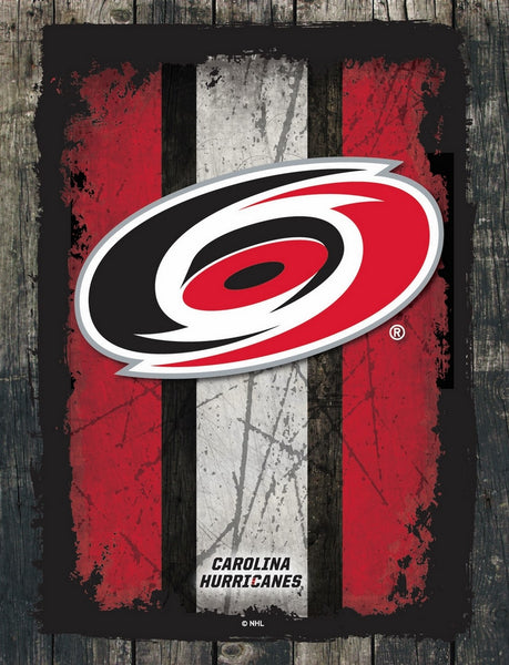 Carolina Hurricanes Barn Wood Wall Art Decor Canvas