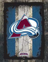 Colorado Avalanche Barn Wood Wall Art Decor Canvas