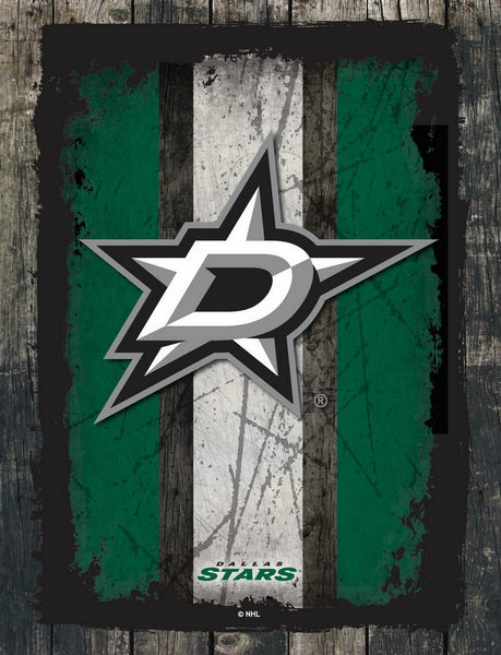 Dallas Stars Barn Wood Wall Art Decor Canvas