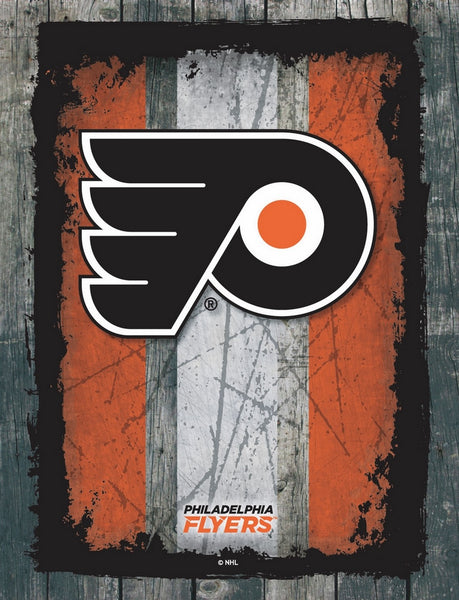 Philadelphia Flyers Barn Wood Wall Art Decor Canvas