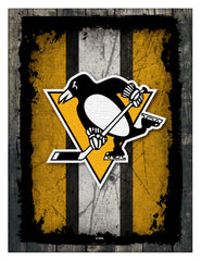 Pittsburgh Penguins Barn Wood Wall Art Decor Canvas