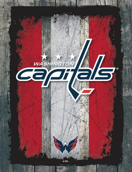 Washington Capitals Barn Wood Wall Art Decor Canvas