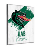 University of Alabama at Birmingham Logo Wall Decor Canvas