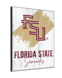 Florida State (Script) Logo Wall Decor Canvas