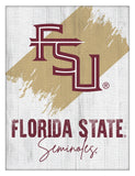 Florida State (Script) Logo Wall Decor Canvas