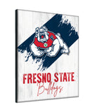 Fresno State University Logo Wall Decor Canvas
