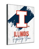 University of Illinois Logo Wall Decor Canvas