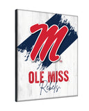 University of Mississippi Logo Wall Decor Canvas