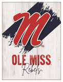University of Mississippi Logo Wall Decor Canvas