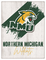 Northern Michigan University Logo Wall Decor Canvas