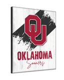 Oklahoma University Logo Wall Decor Canvas