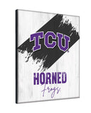 Texas Christian University Logo Wall Decor Canvas