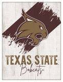 Texas State University Logo Wall Decor Canvas