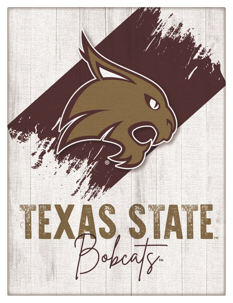 Texas State University Logo Wall Decor Canvas