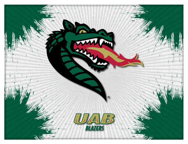 Alabama Birmingham Blazers Logo Wall Decor Canvas