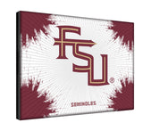 Florida State University Seminoles FSU Script Logo Wall Decor Canvas