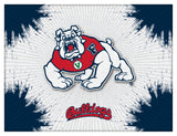 Fresno State University Bulldogs Logo Wall Decor Canvas