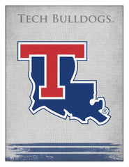 Louisiana Tech Bulldogs Logo Wall Decor Canvas