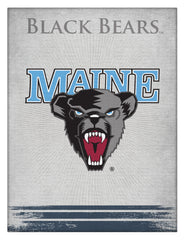 University of Maine Logo Wall Decor Canvas