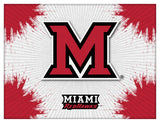 Miami University RedHawks Logo Wall Decor Canvas
