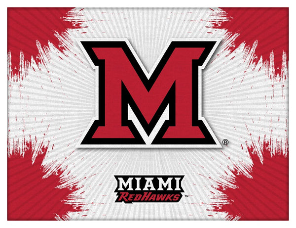 Miami University RedHawks Logo Wall Decor Canvas