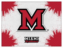Miami University RedHawksLogo Wall Decor Canvas