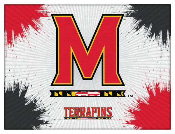 Maryland Terrapins Logo Wall Decor Canvas