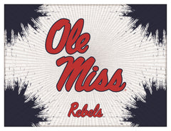 Ole Miss Rebels Logo Wall Decor Canvas