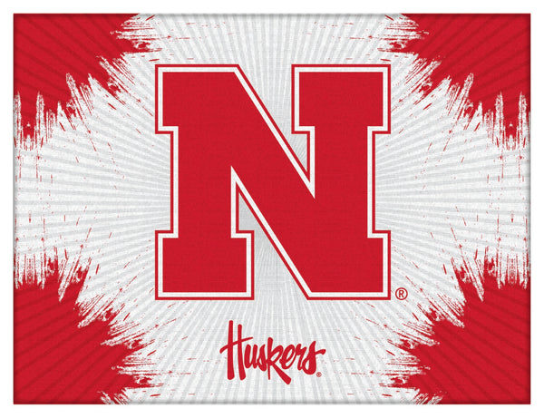 Nebraska Cornhuskers Logo Wall Decor Canvas