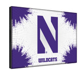 Northwestern Wildcats Logo Wall Decor Canvas